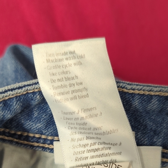 Paige Colette Crop Flare Leg Denim Jeans Blue 25 hipster y2k casual basic - Picture 9 of 10